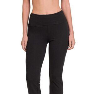 Premium Cotton Fold Over Yoga Flare Pants